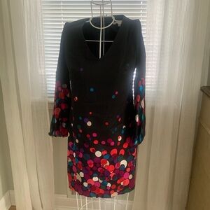 Trina Turk Black Dress with Colorful Accents